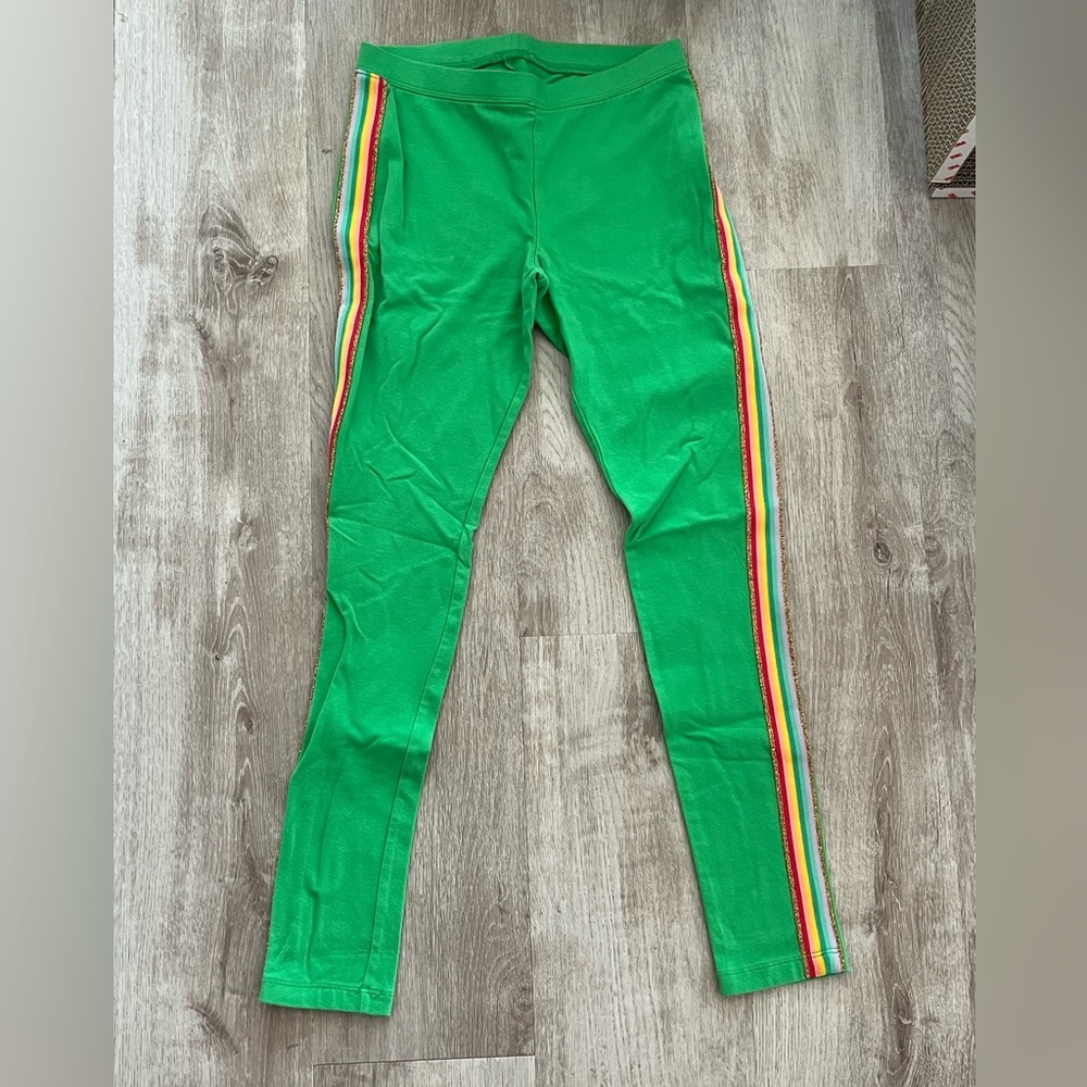 Kids green XL leggings